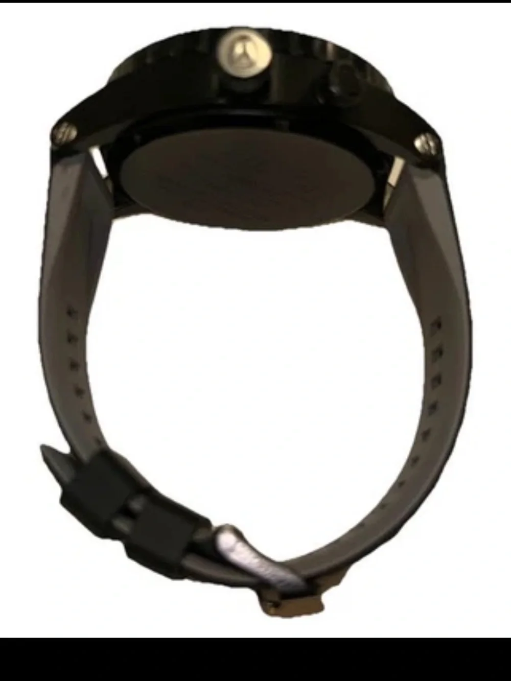 Watch Band 25mm Black Gray Silicone Replacement For Nixon 51-30 Strap Garmin